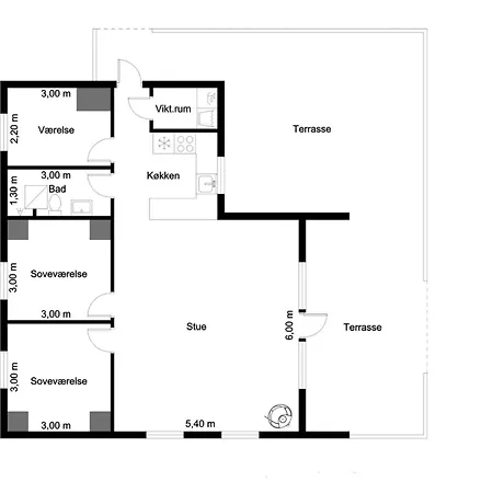 6 Person In Norre Nebel, Cleaning Included Nørre Nebel